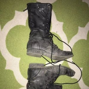 Madden Girl Lace Up Combat Boot